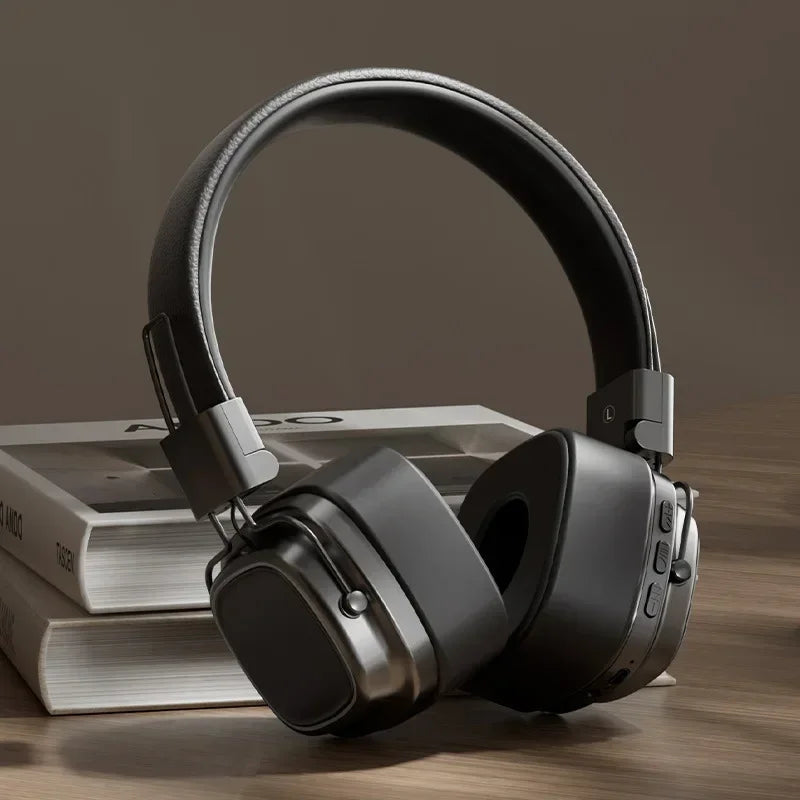 Retro Vintage Over Ear Headsets Wireless Headphones Gaming